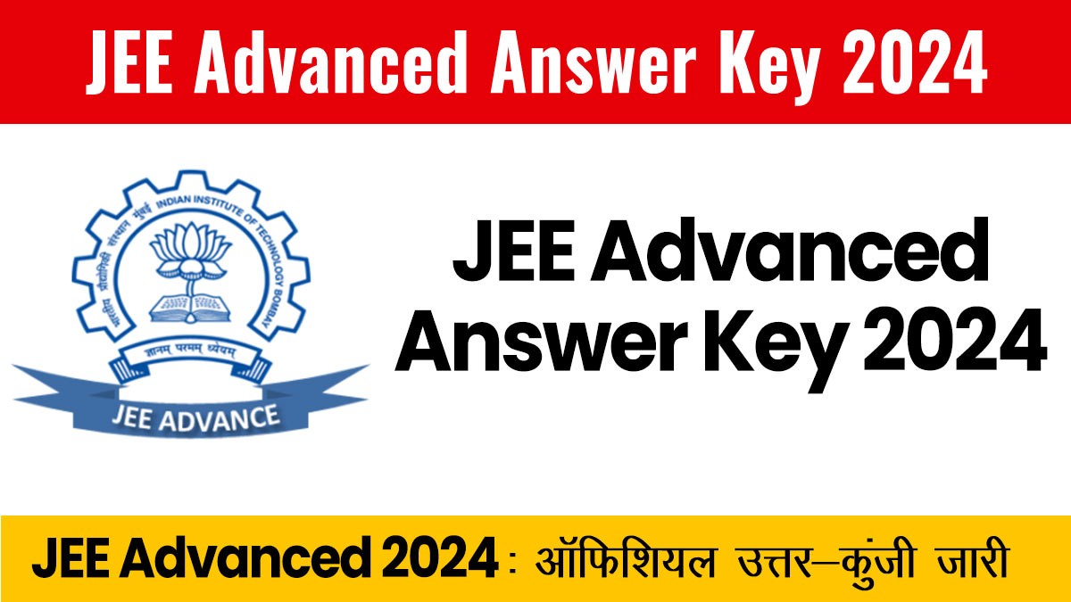 JEE Advanced Answer Key 2024